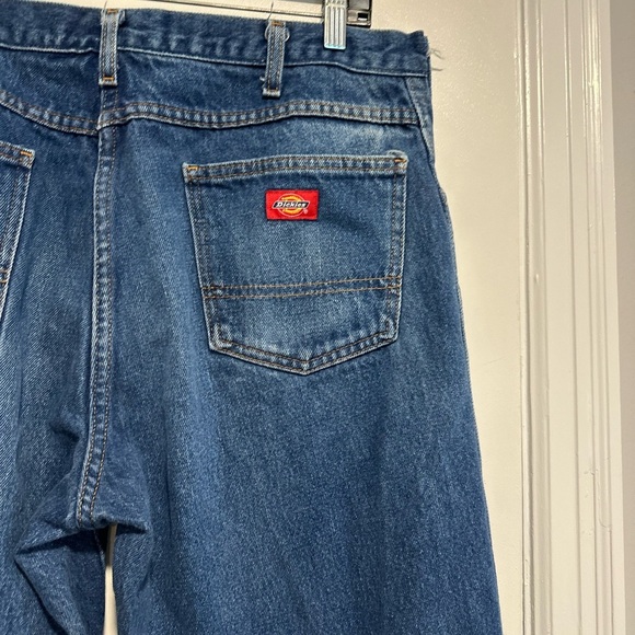 Dickies  Men's Size 36x32 Blue Denim Workwear Jeans 100% Cotton. - Picture 12 of 12